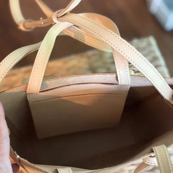 Combo: Nisolo Bag Simone Convertible Shopper Tote Crossbody with matching wallet - Picture 2 of 4